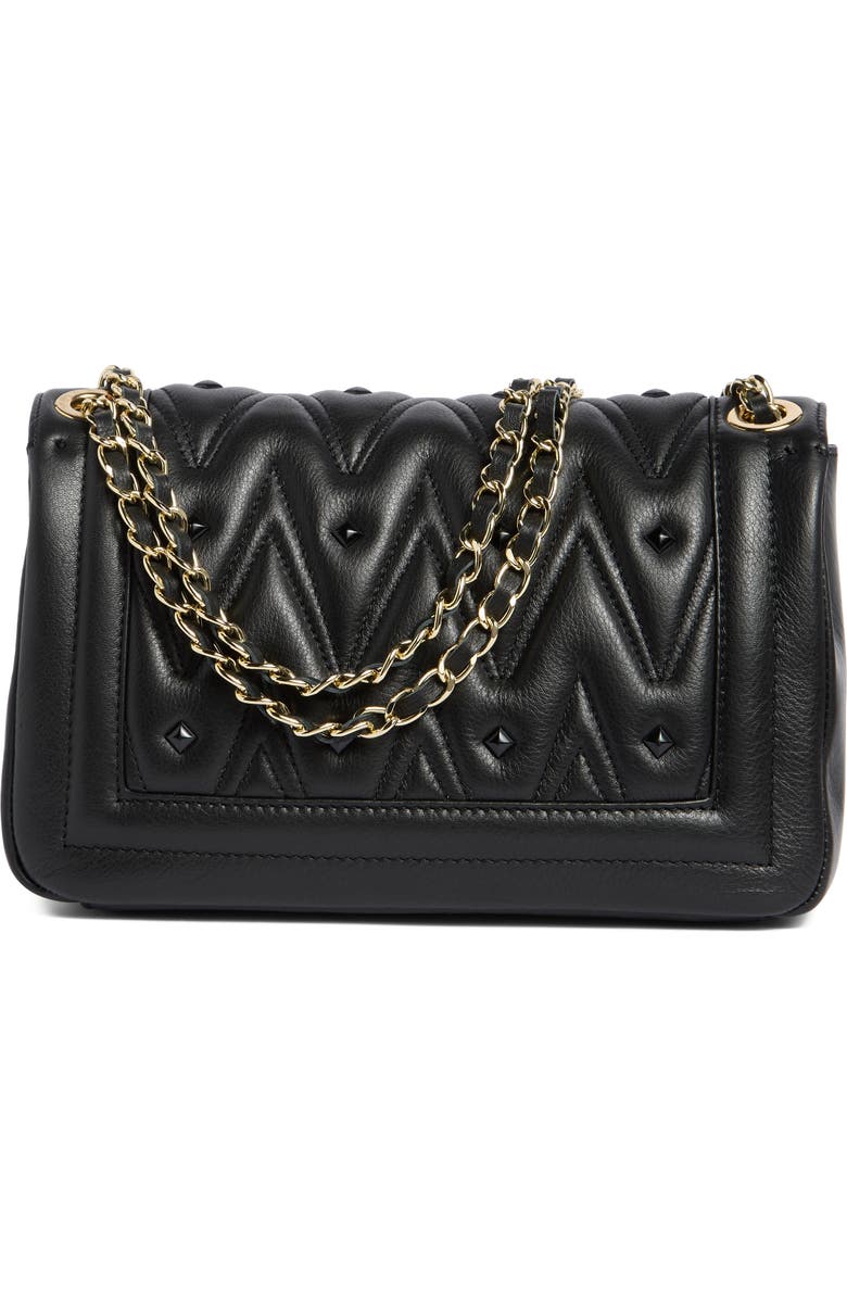 VALENTINO BY MARIO VALENTINO Alice Diamond Leather Tote Bag, Alternate, color, Black