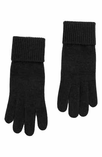 Portolano Cashmere Ribbed Gloves