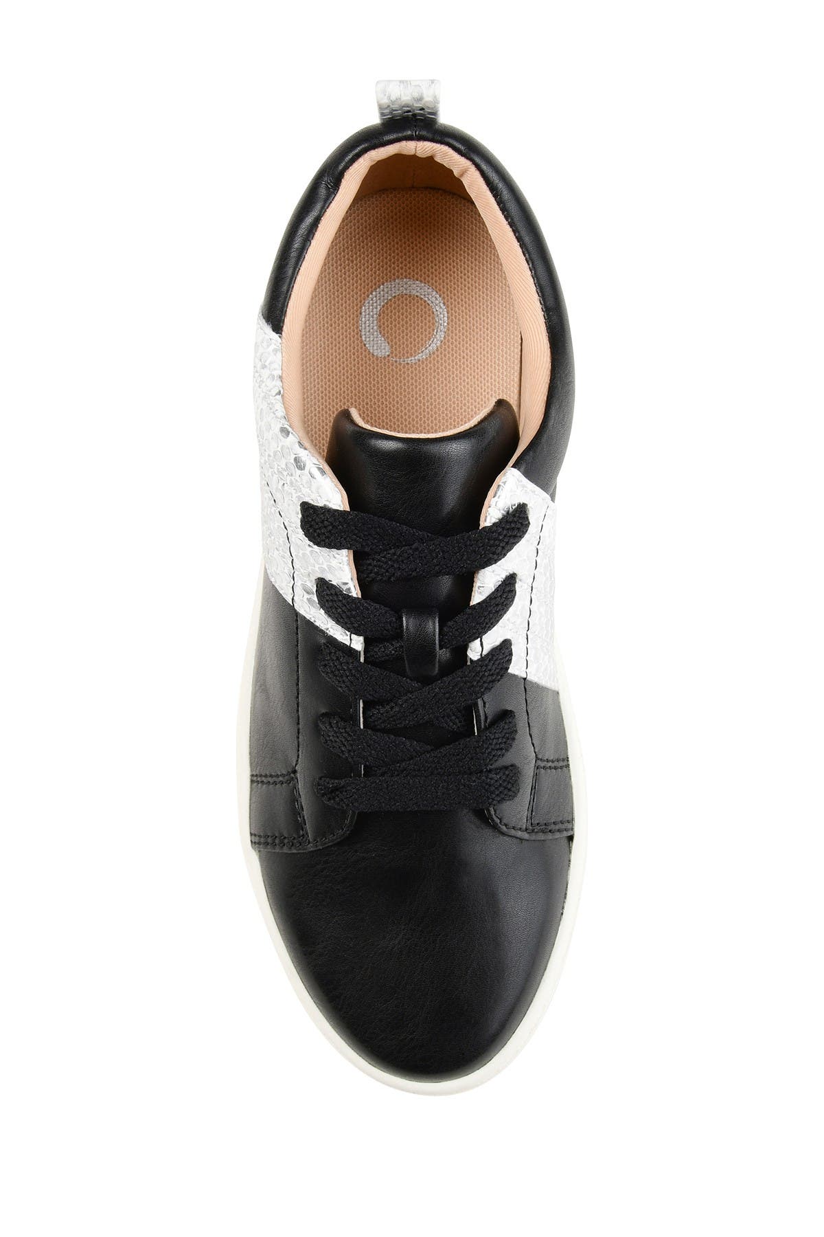 Journee Collection Raaye Sneaker, Alternate, color, Black