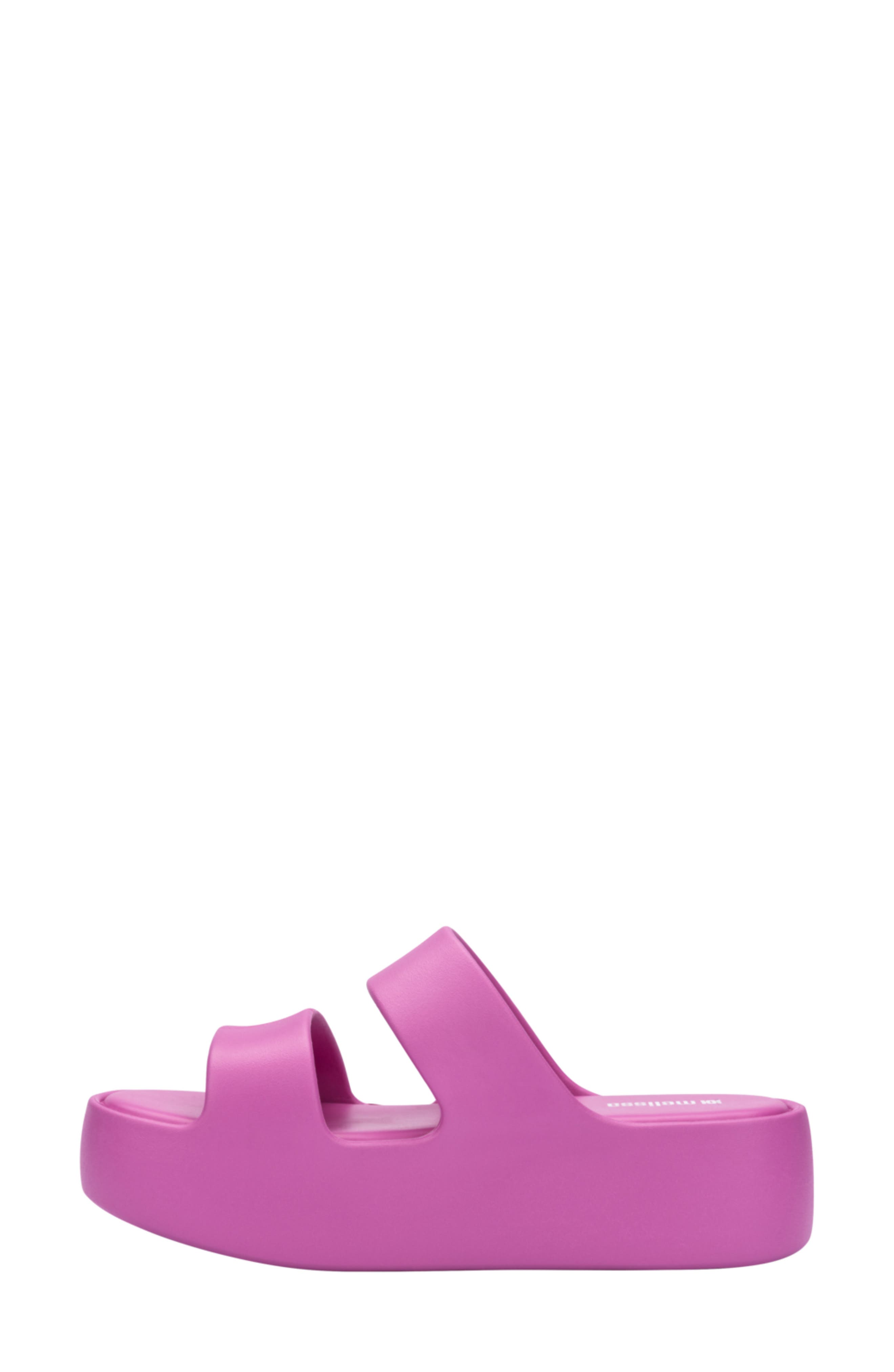 Free Line Platform Slide Sandal, Alternate, color, LILAC