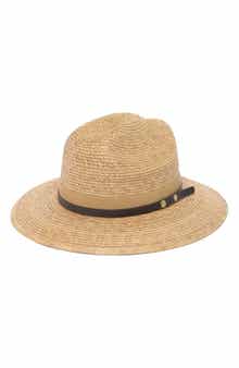 San Diego Hat Cattleman's Crease Straw Fedora