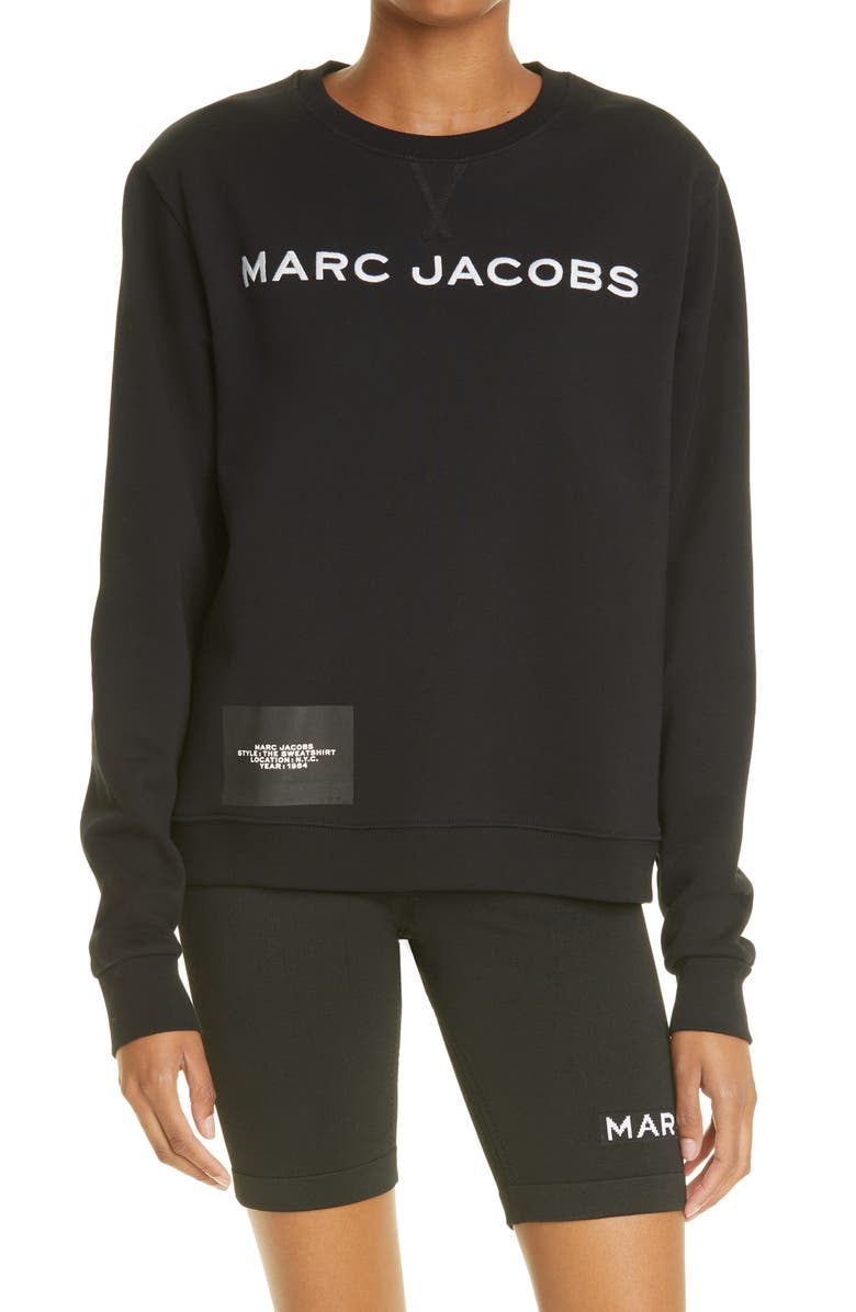 Marc Jacobs Marc Jacob Women's The Cotton Logo Sweatshirt, Main, color, 