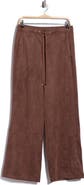 T Tahari Brushed Twill Wide Leg Pants