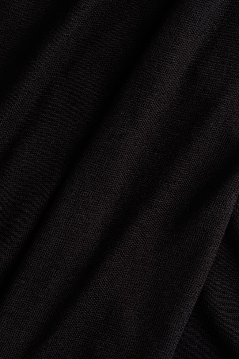 Scarf-collar Dress, Alternate, color, Black