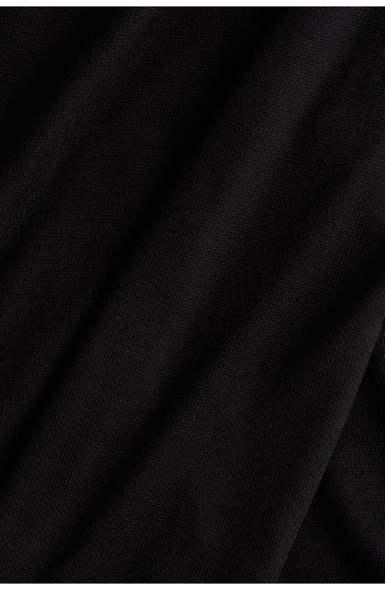 H&M Scarf-collar Dress, Alternate, color, Black