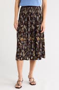 Adrianna Papell Pleated Midi Skirt