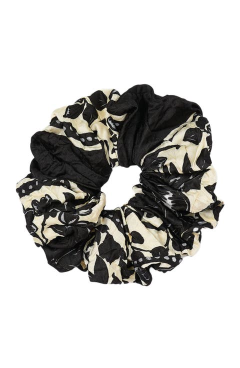 Floral scrunchie