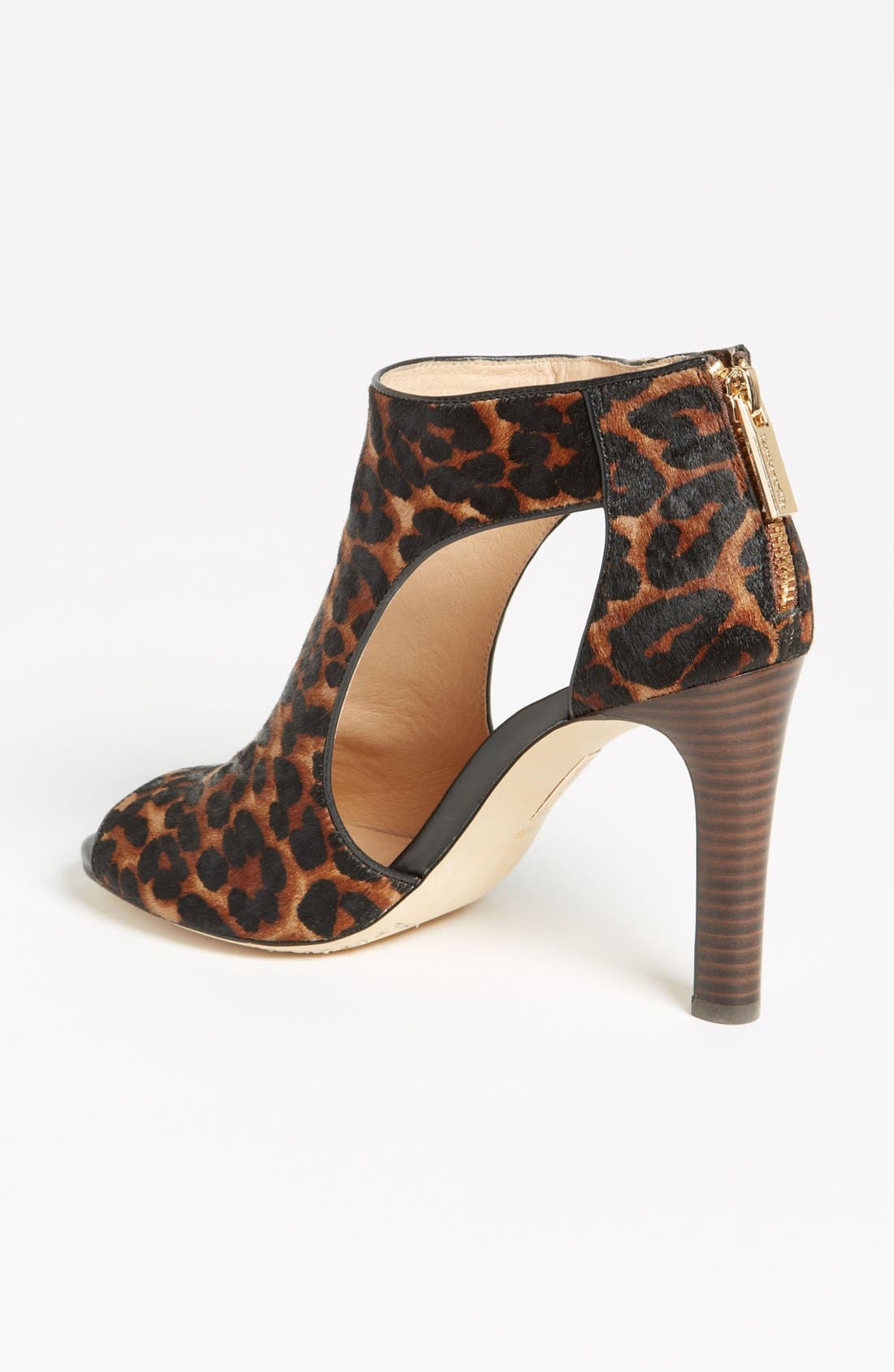 'Olivia' Bootie (Nordstrom Exclusive), Alternate, color, LEOPARD BROWN