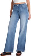 HINT OF BLU Myra Mid Rise Wide Leg Jeans