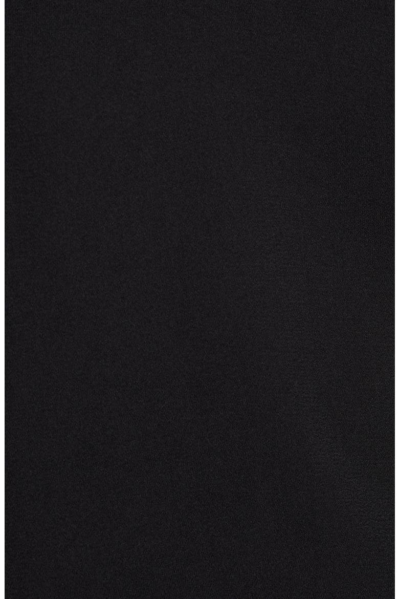 Ruffle Trim Camisole, Alternate, color, BLACK