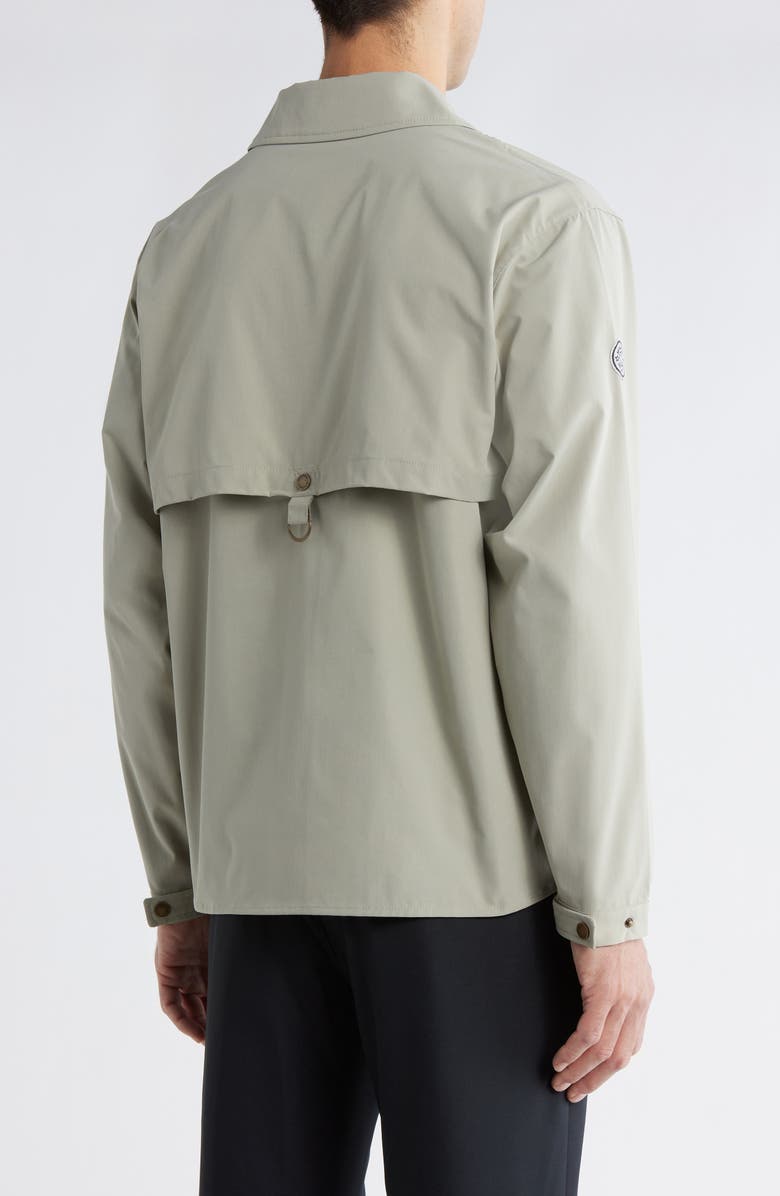 Malbon Golf Brigands Shirt Jacket, Alternate, color, Sea Spray