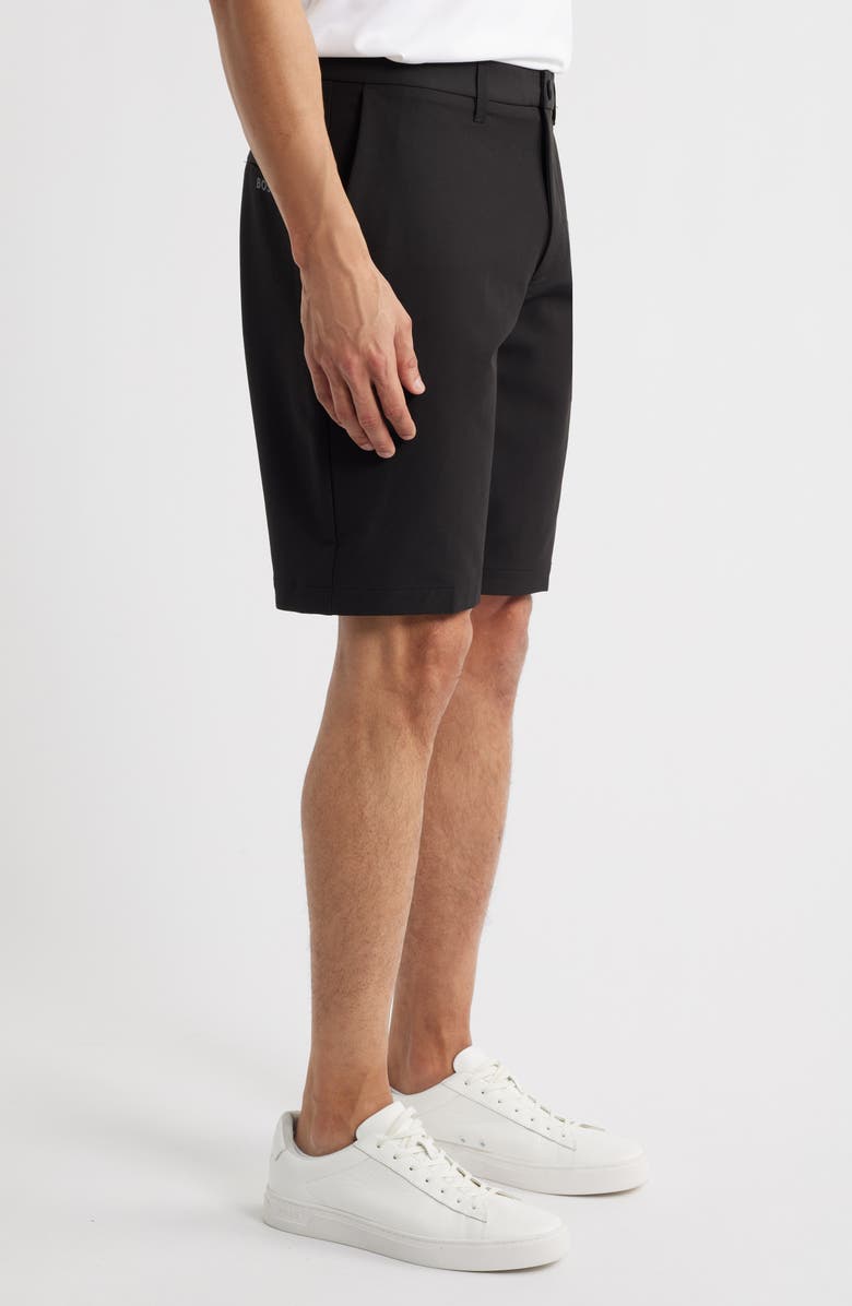 BOSS Commuter Slim Fit Performance Shorts, Alternate, color, Black