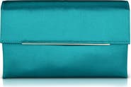Jewel Badgley Mischka Harper Satin Envelope Clutch