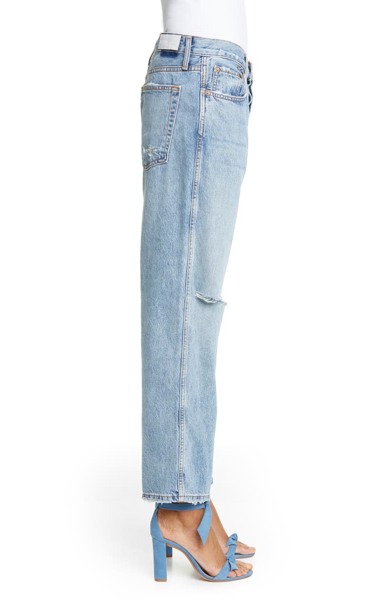 Re/Done Originals Low Slung Crop Jeans, Alternate, color,