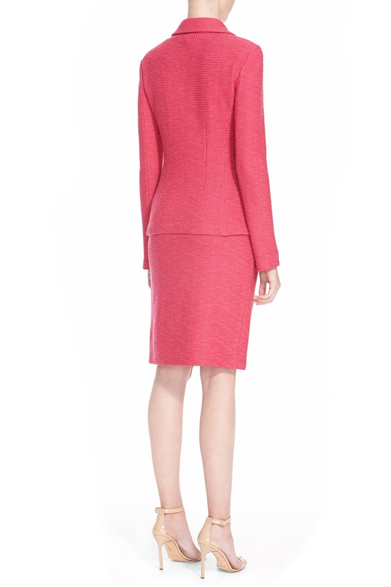 'Bonbon' Knit Jacket, Alternate, color, CERISE