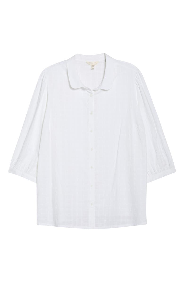 Seasalt Cornwall Hope Cottage Organic Cotton Button-Up Shirt, Alternate, color, Salt
