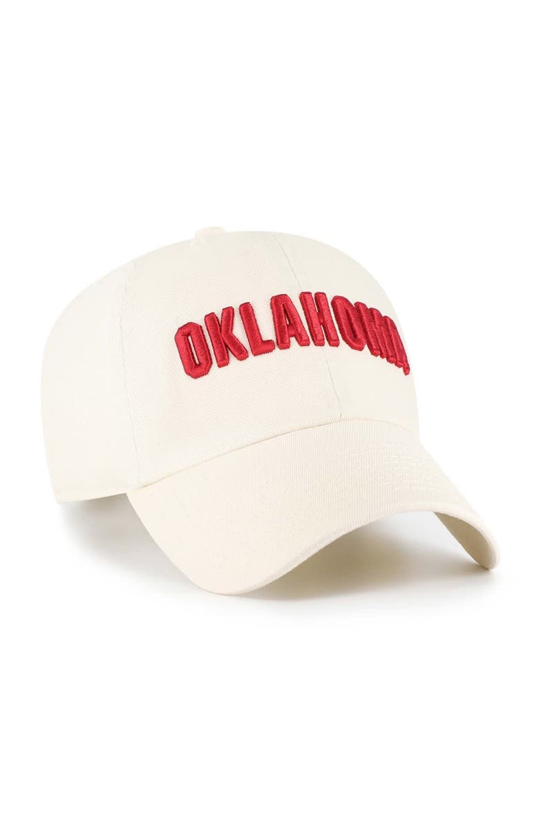 '47 Men's '47 Sand Oklahoma Sooners Vault Clean Up Adjustable Hat, Alternate, color,