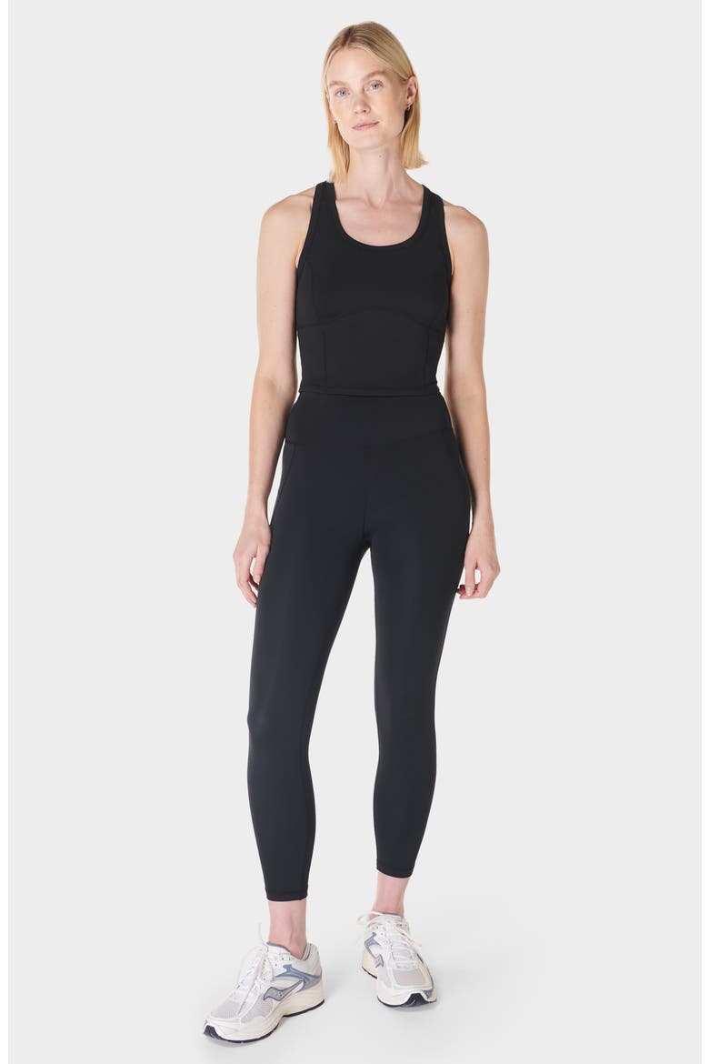 All Day Active Leggings, Alternate, color, BLACK