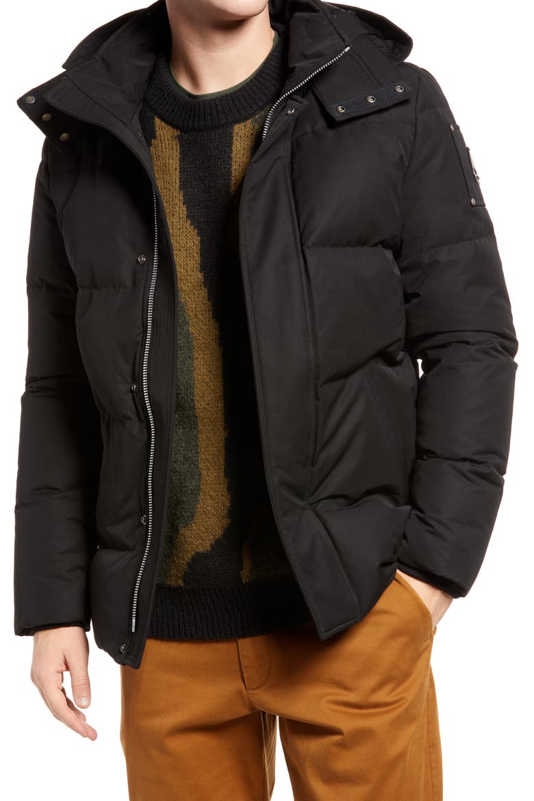 Pipestone Down Puffer Jacket, Main, color, BLACK