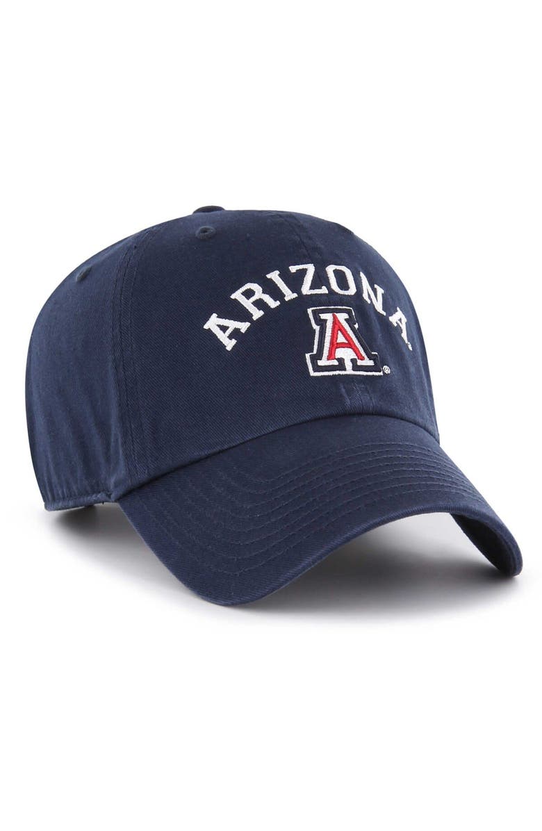 '47 Men's '47 Navy Arizona Wildcats Classic Arch Clean Up Adjustable Hat, Alternate, color, 
