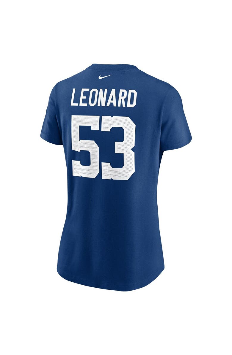Nike Women's Nike Shaquille Leonard Royal Indianapolis Colts Name & Number T-Shirt, Alternate, color, 