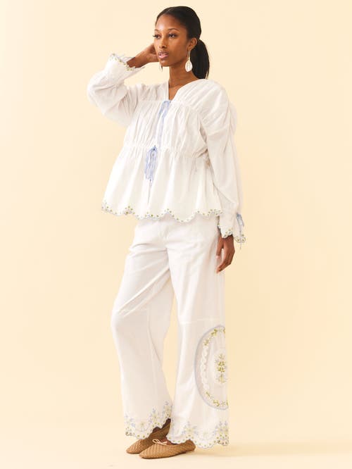 Eddy Juliana Pants In White