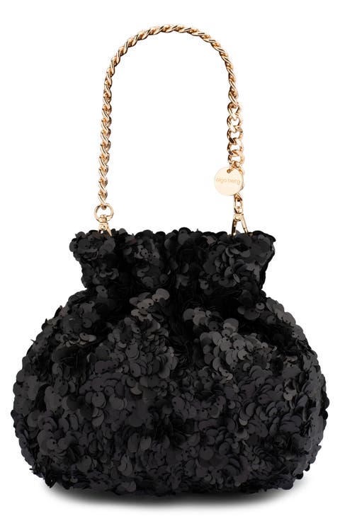 Mattie Sequin Top Handle Bag