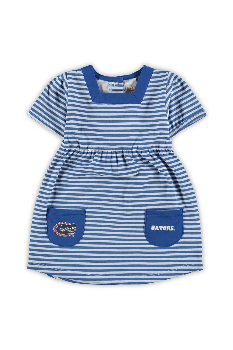 Girls Toddler Royal Florida Gators Striped Dress with Pockets, Main, color, Royal