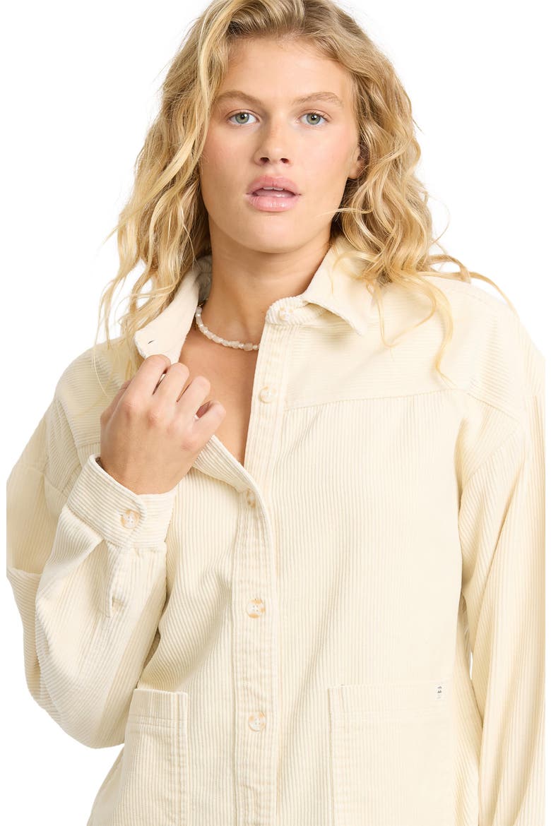 Cozy Up Corduroy Shirt, Alternate, color, WHITE CAP