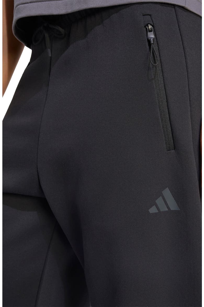Z.N.E. Double Knit Pants, Alternate, color, BLACK