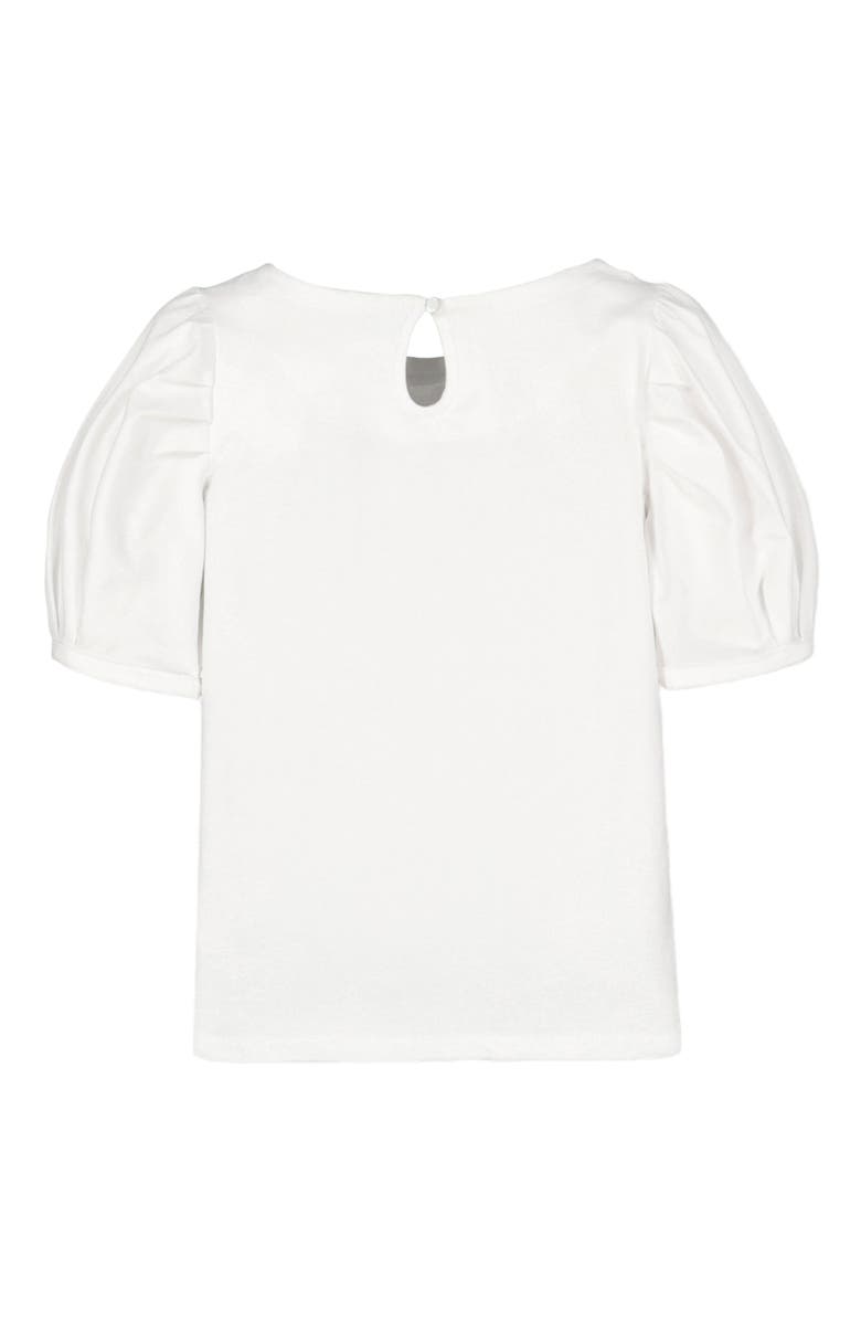 Hope & Henry Baby Girls' Bubble Sleeve Knit Top, Infant, Alternate, color,