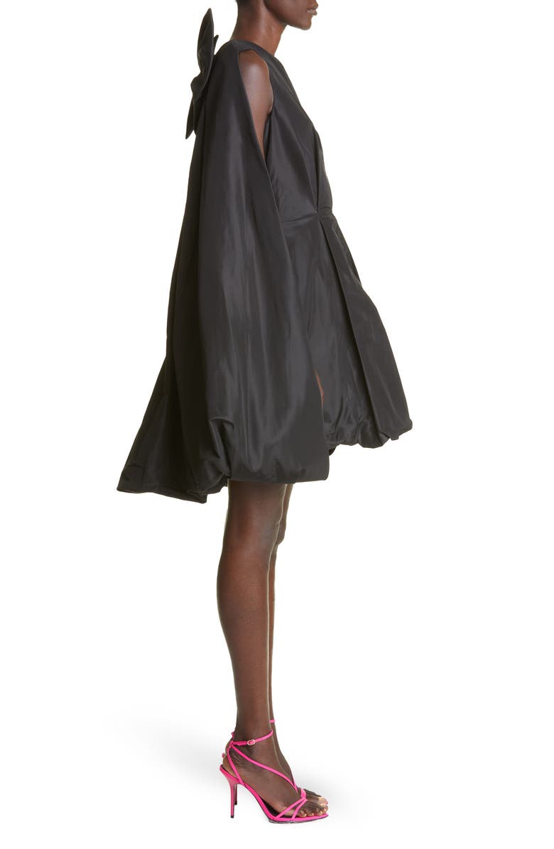Jason Wu Collection Cape Back Bubble Hem Faille Minidress, Alternate, color, 