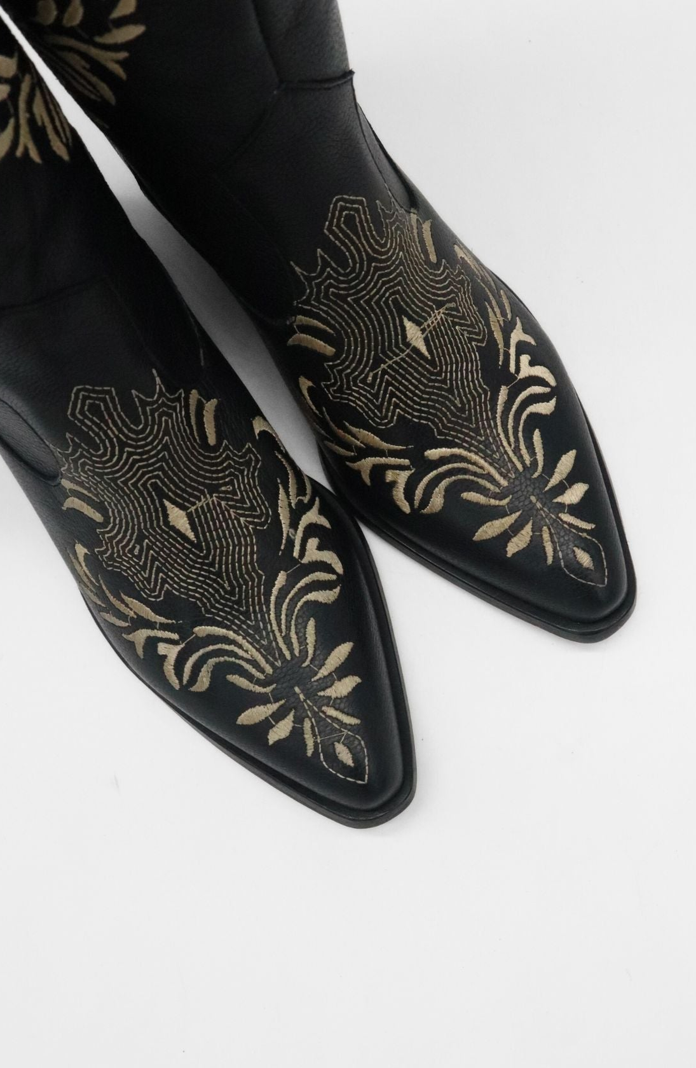 STIVALI NEW YORK Knox Cowboy Boots, Alternate, color, Black