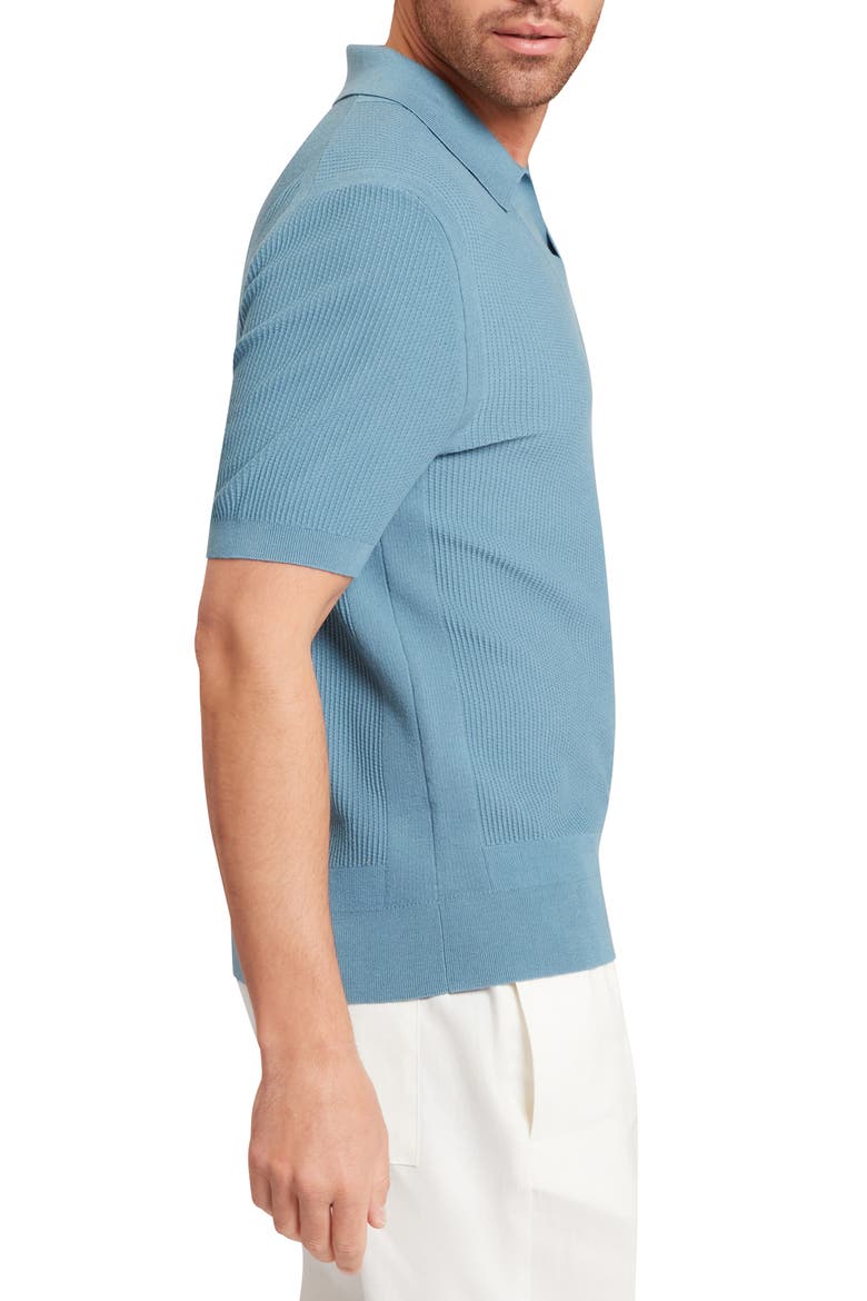 Aindrea Johnny Collar Polo, Alternate, color, SKY-BLUE