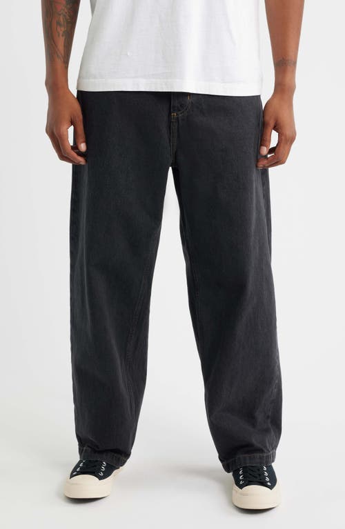 Carhartt Work In Progress Brandon Loose Straight Leg Jeans in Black Stone Washed  product