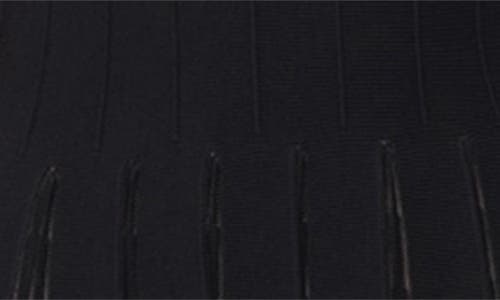 Herve Leger The Annabel Boat Neck Pleated Minidress In Black