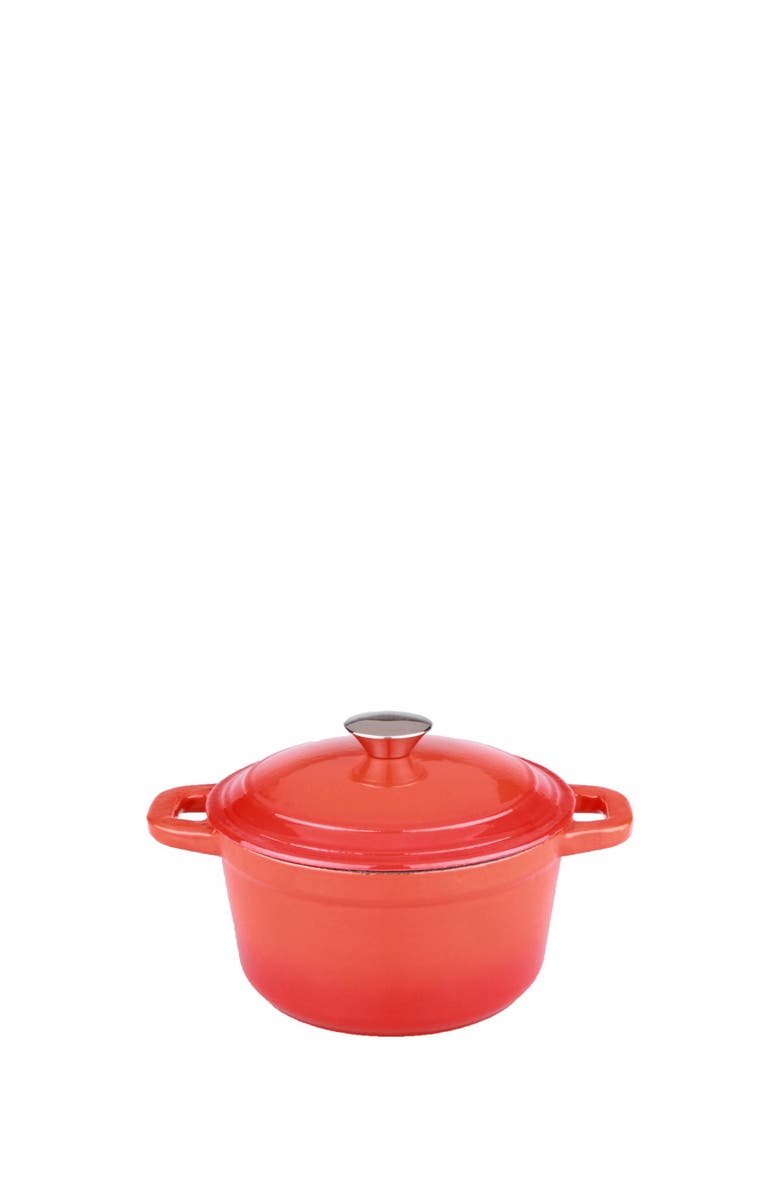BergHOFF 3 Qt Cast Iron Covered Stockpot - Orange, Main, color, Orange