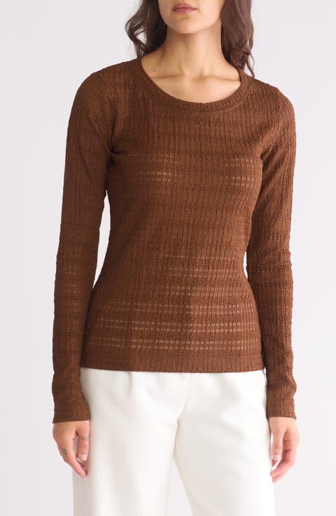 Textured Knit Top