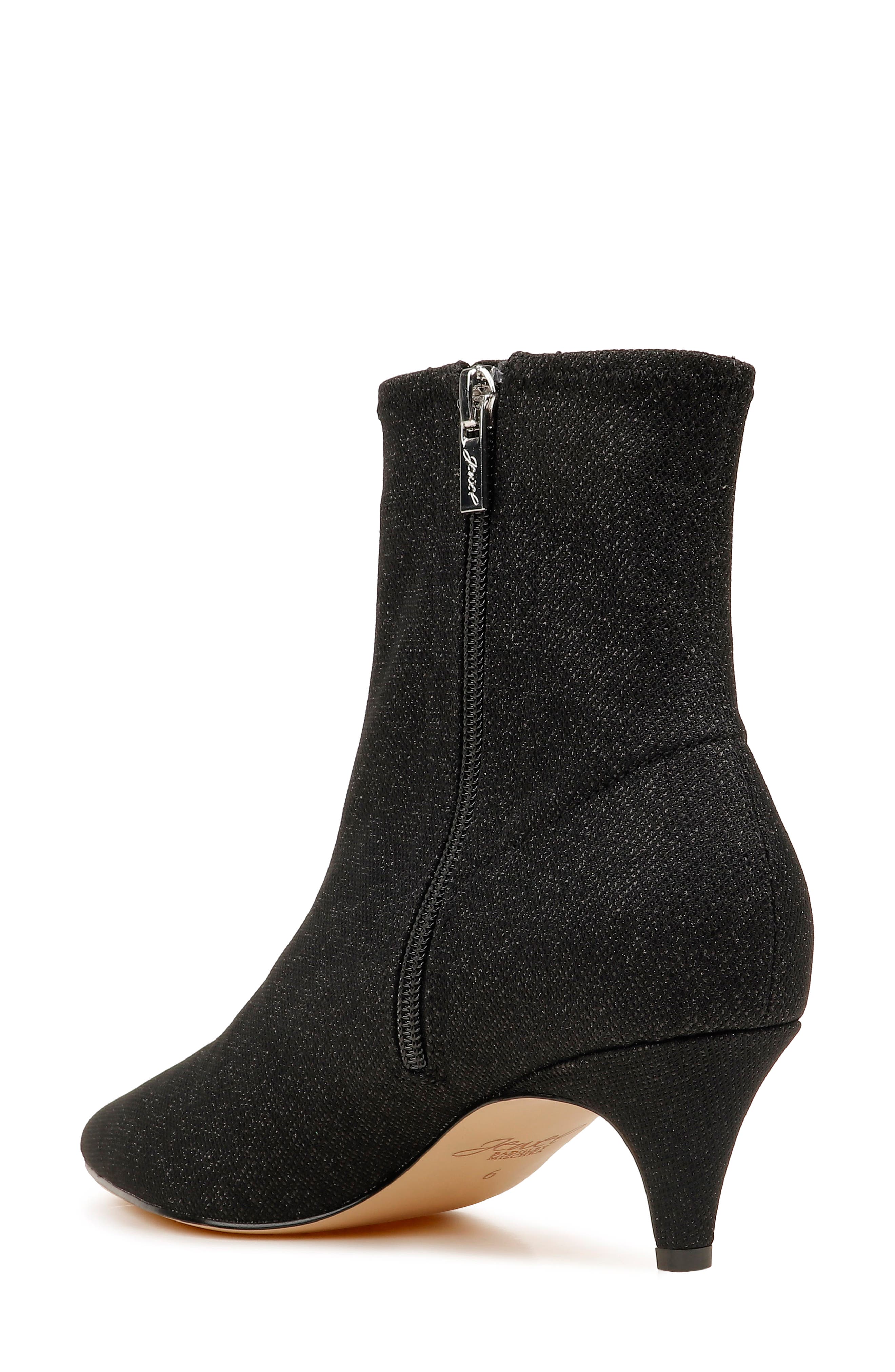 Jewel Badgley Mischka Pointed Toe Bootie, Alternate, color, 