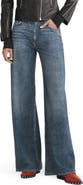 rag & bone rb Miramar Sofie High Waist Ankle Wide Leg Terry Sweatpant Jeans