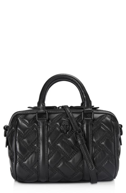 Kensington Boston Drench Quilted Leather Crossbody Bag