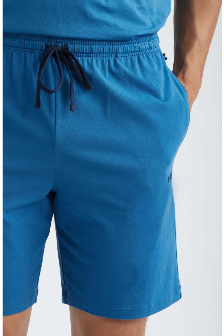 Mix Match Stretch Cotton Pajama Shorts, Alternate, color, OPEN BLUE