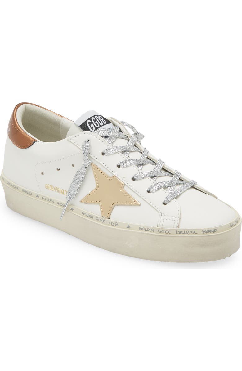 Golden Goose Hi Star Low Top Platform Sneaker, Main, color,