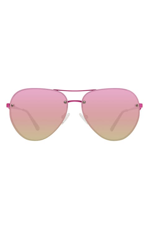 Shoreditch 60mm Rimless Aviator Sunglasses