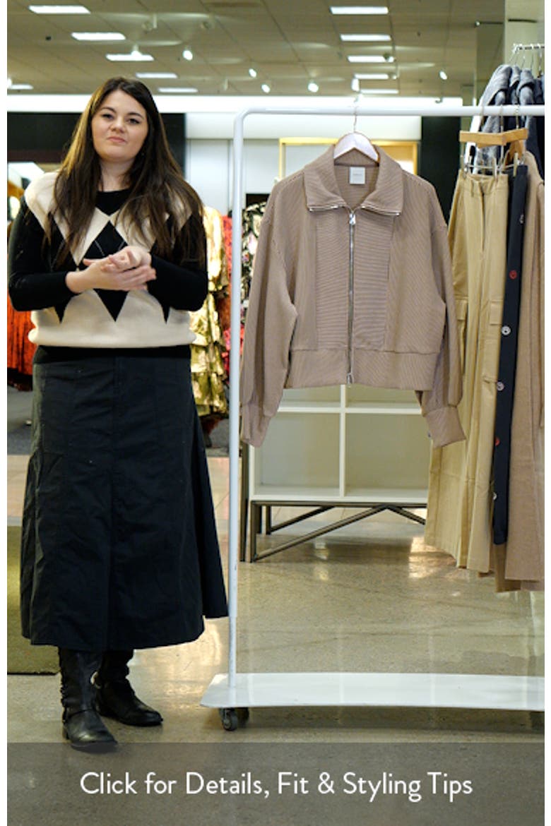 Gibbs Ottoman Rib Crop Zip Jacket video