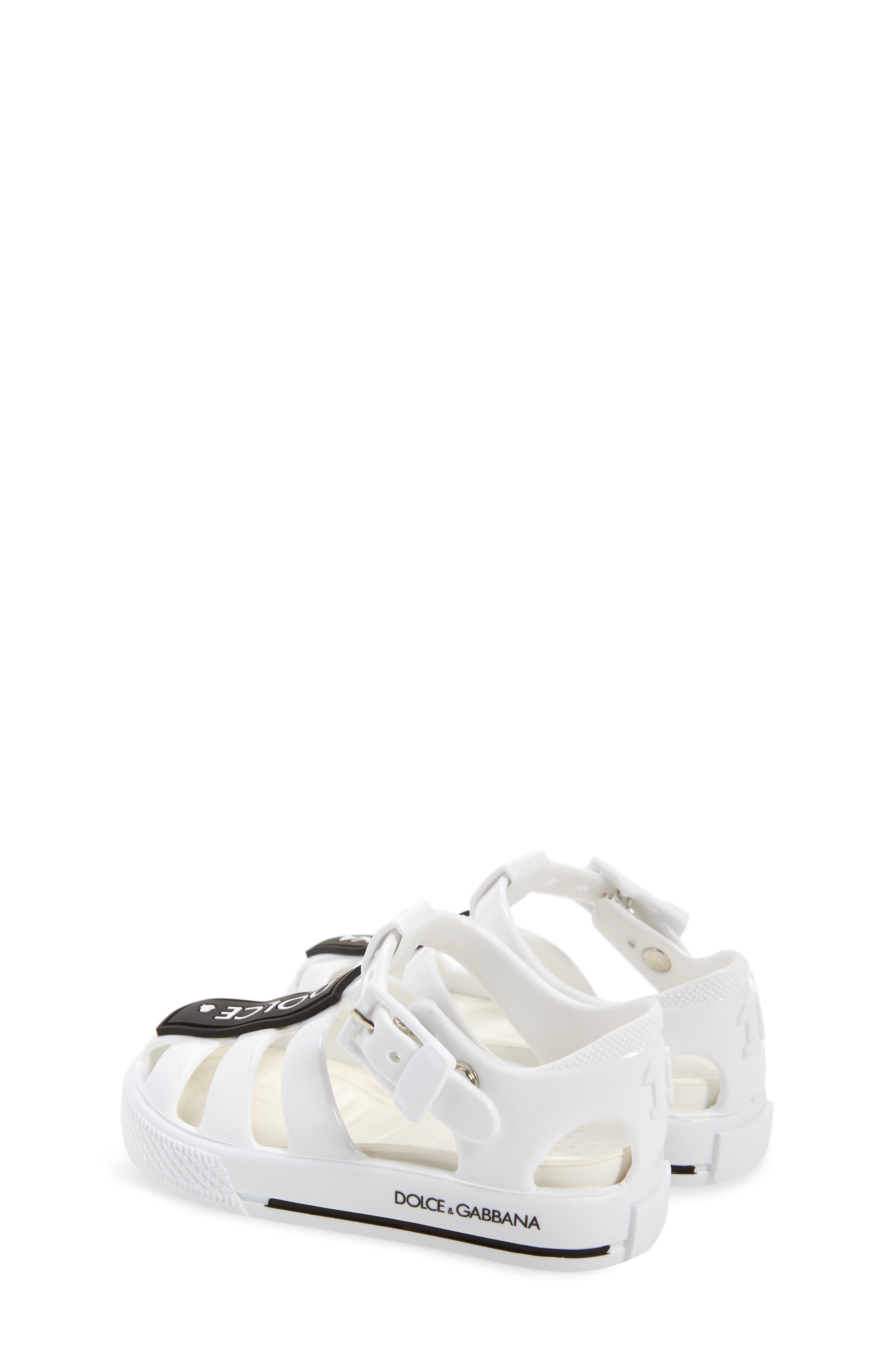 Dolce&Gabbana Jelly Fisherman Sandal, Alternate, color, 