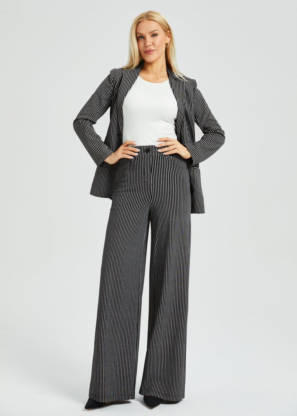Classic Blazer Stretch Ponte - image 4