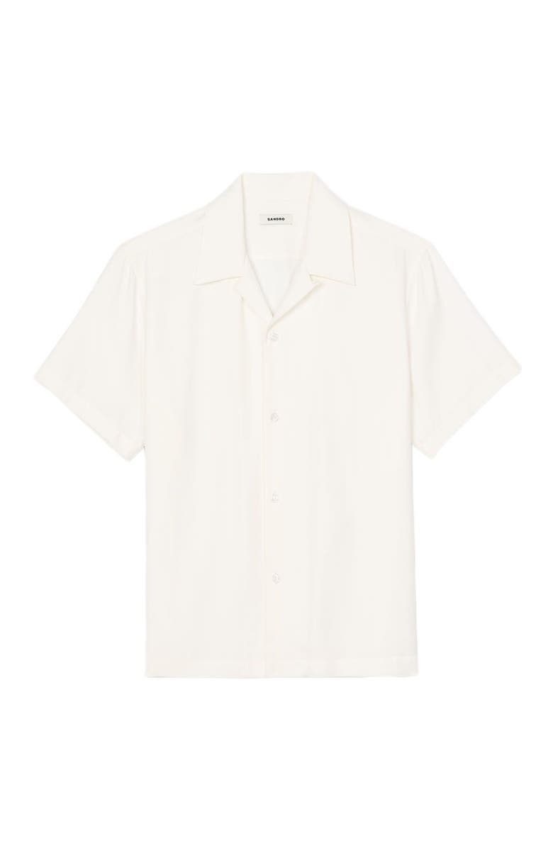 SANDRO Shark collar shirt, Alternate, color, 