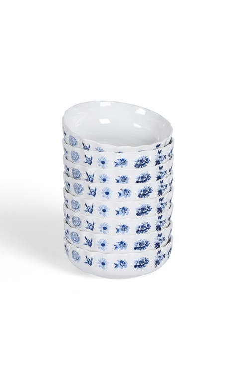 Fiore New Bone China Bowl Set of 8
