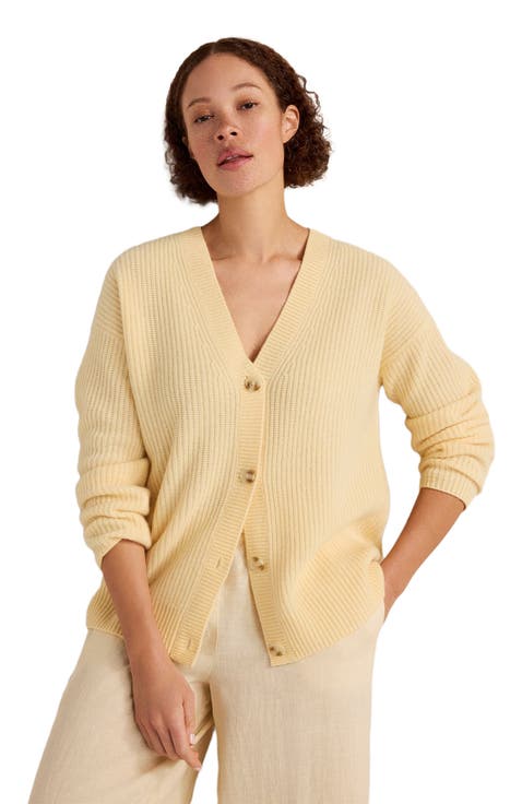 Cashmere Shaker Stitch Cardigan